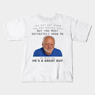 Hide The Pain Harold Making You Friends (Male, 2nd edition) Kids T-Shirt